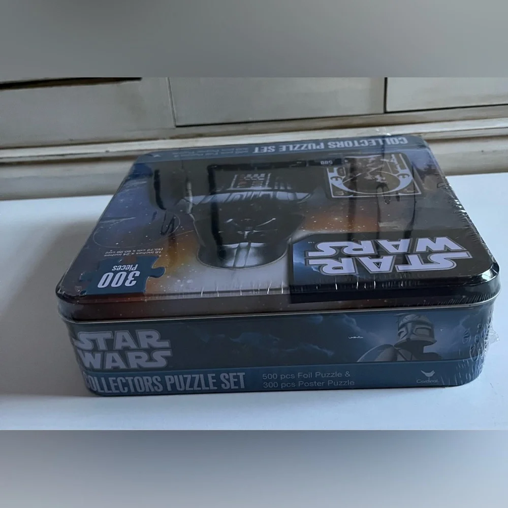 New 2011 Star Wars Collectors Foil Puzzle Set 500 Pieces + 300 Piece Poster